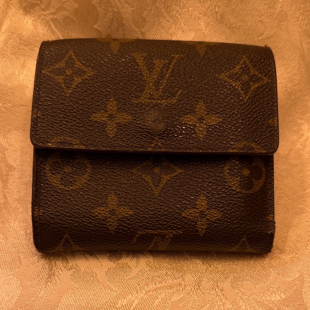 Louis Vuitton Brown and Gold Monogram Wallet